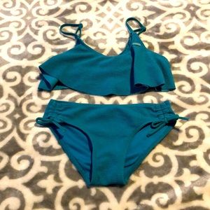 Girls 8/s Turquoise Bikini Set